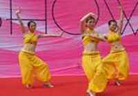 青岛民族舞表演和印度舞演出活动案例